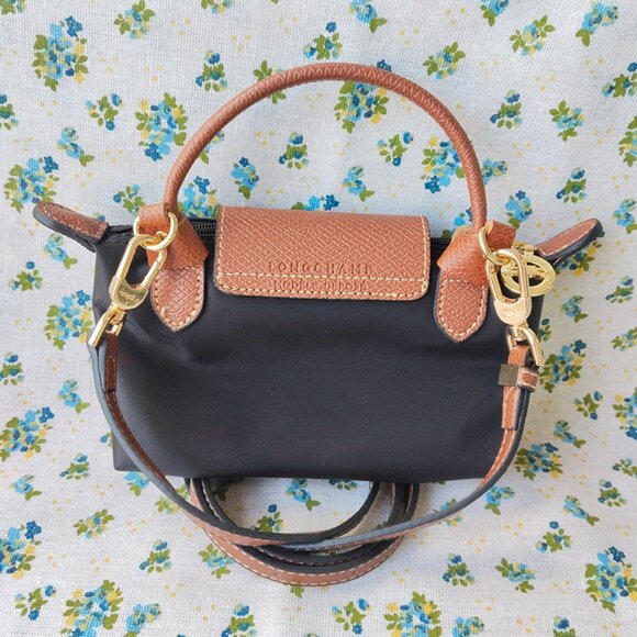 Longchamp Le Pliage Black Cosmetic Case - Picture 3 of 7